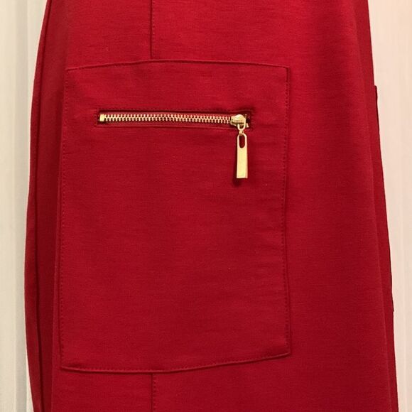 SHARGANO Scarlett’s sleeveless w exposed zippered patch pockets and back dress - Picture 4 of 9